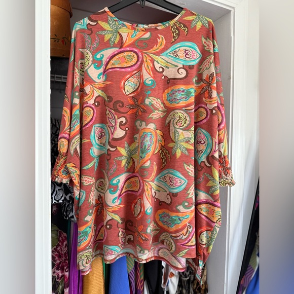 Frou Frou Collection Tops - Dolman paisley Top